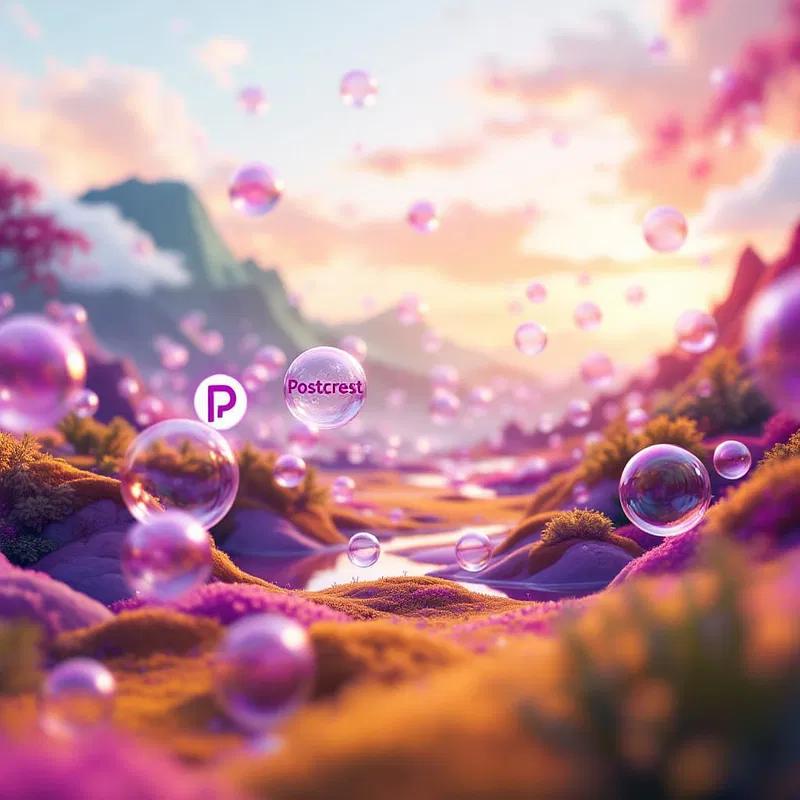 Postcrest AI creating bubble landscape