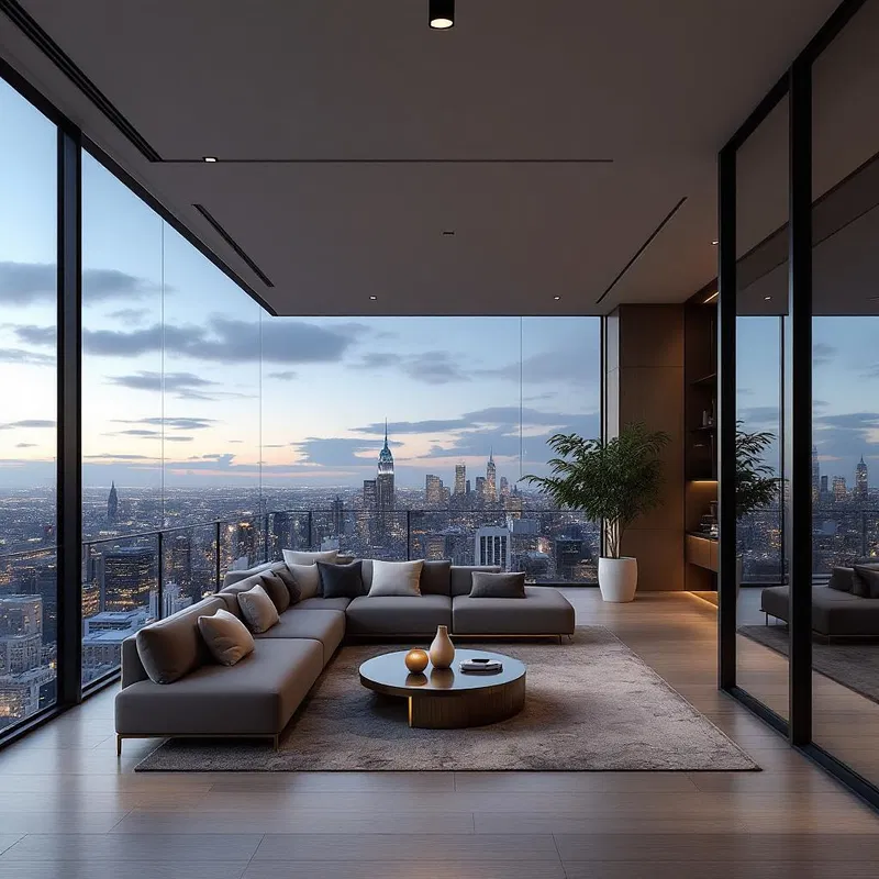 Luxury urban penthouse