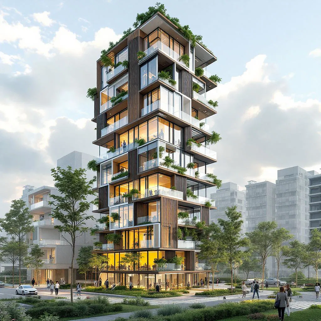 Conceptual high-rise building