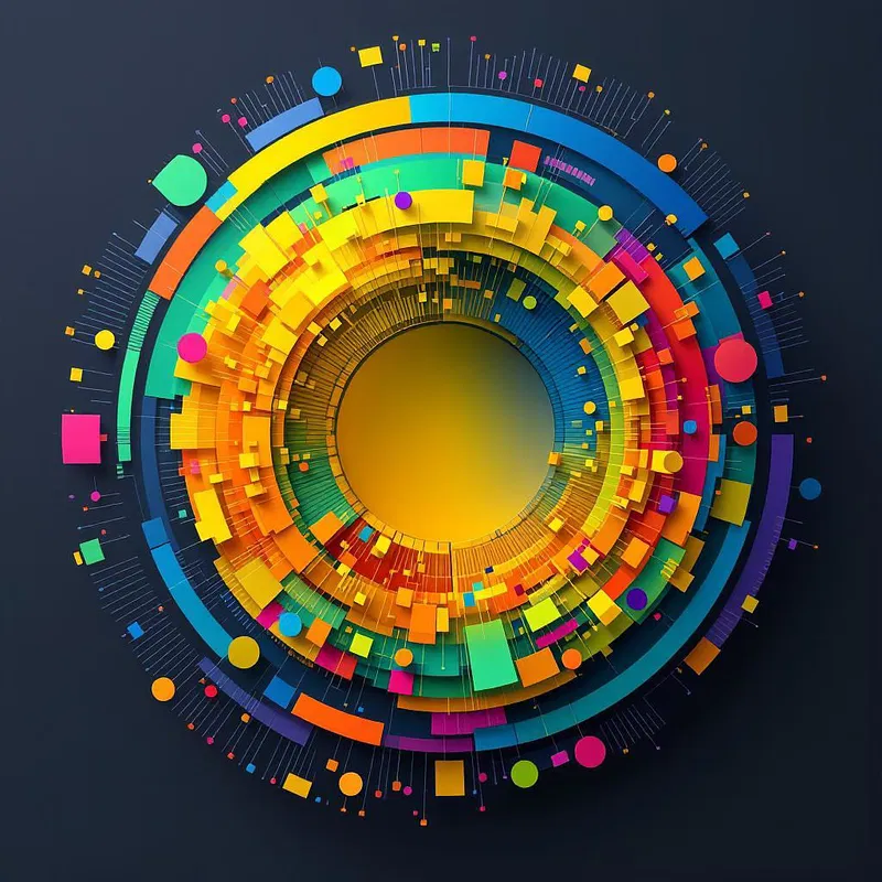 Circular flow diagram designed by AI