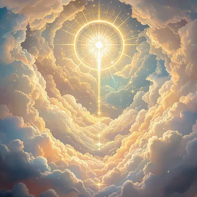 Enlightened Spiritual Art digital painting