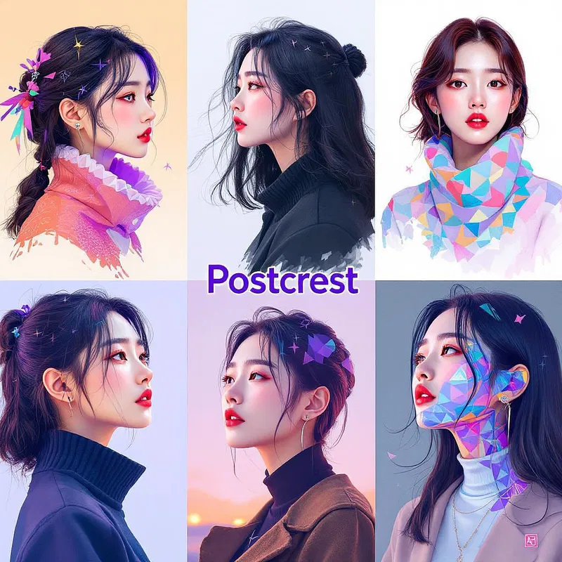 Innovative Korean profile images by Postcrest