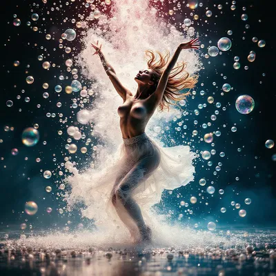 Dynamic dance with bubbles