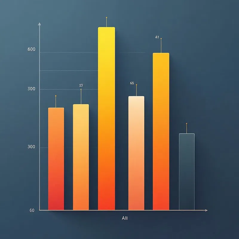 AI-designed vertical bar chart for insightful data