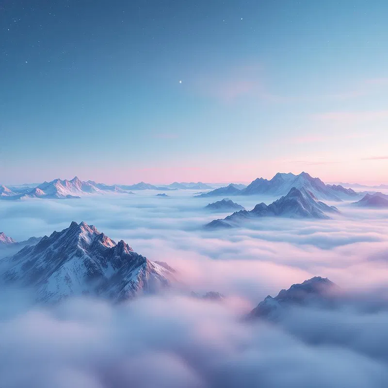 Instagram carousel post with dreamy landscapes