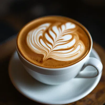 Coffee latte art with AI precision