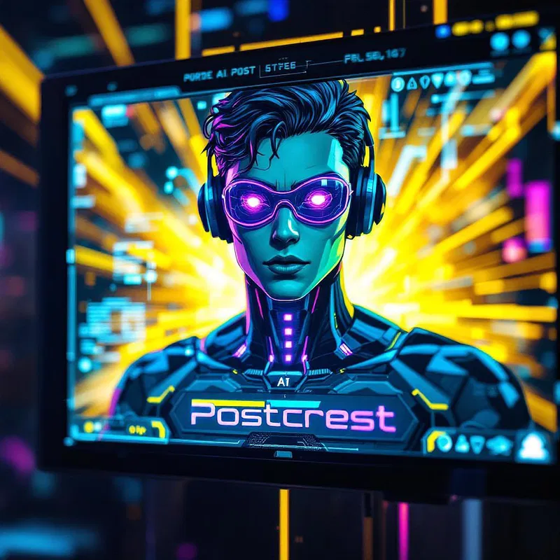 Postcrest AI generating a comic book hero