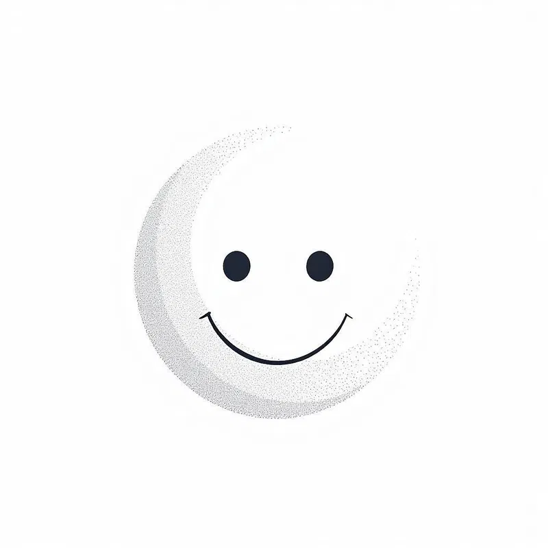 Minimalist AI-generated emoji