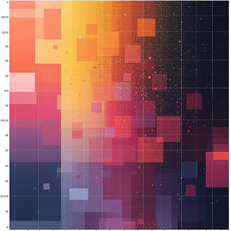 AI-generated correlation matrix visualization