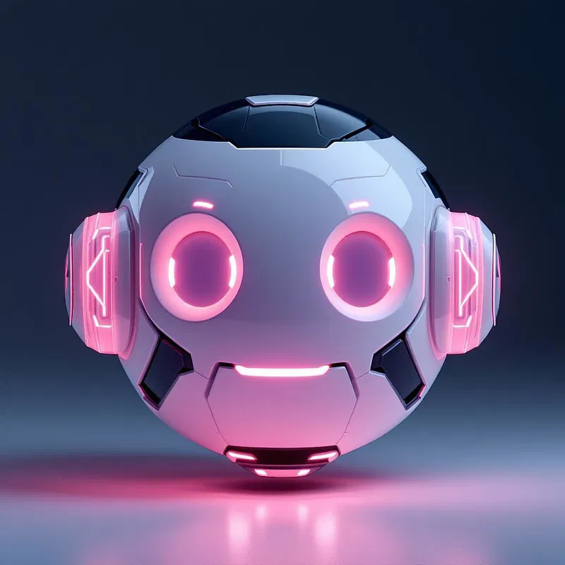 AI futuristic emoji robotic feel