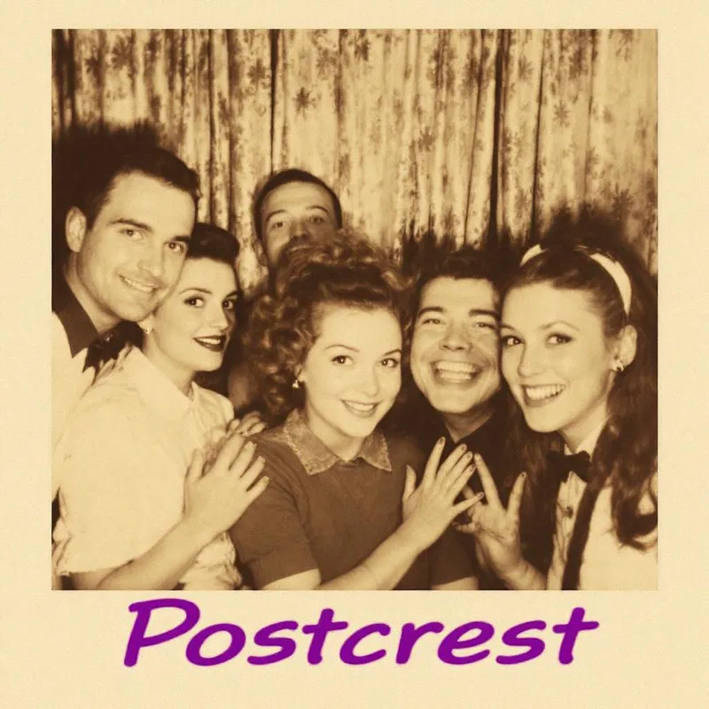 Postcrest AI-generated vintage photobooth style