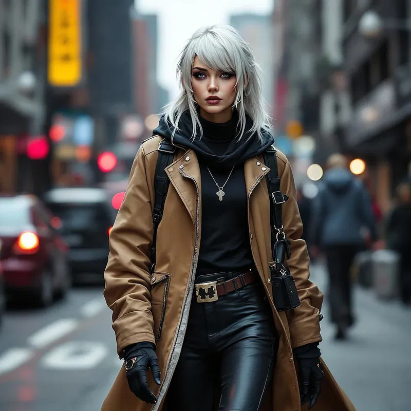 Modern urban cosplay fashion