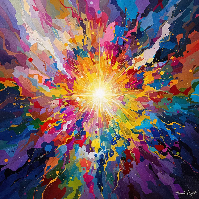 Abstract Spiritual Art Vision