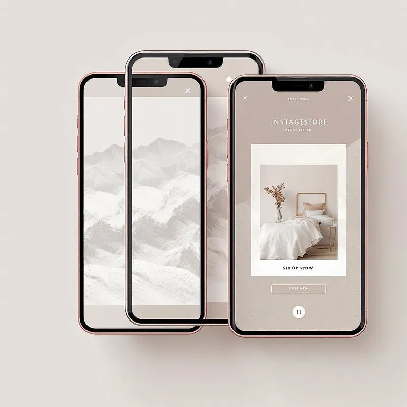 Elegant minimalist Instagram story design