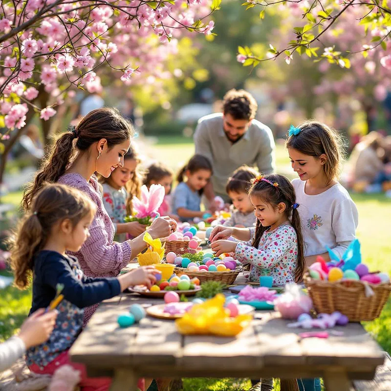 Experiential Easter egg decoration workshop