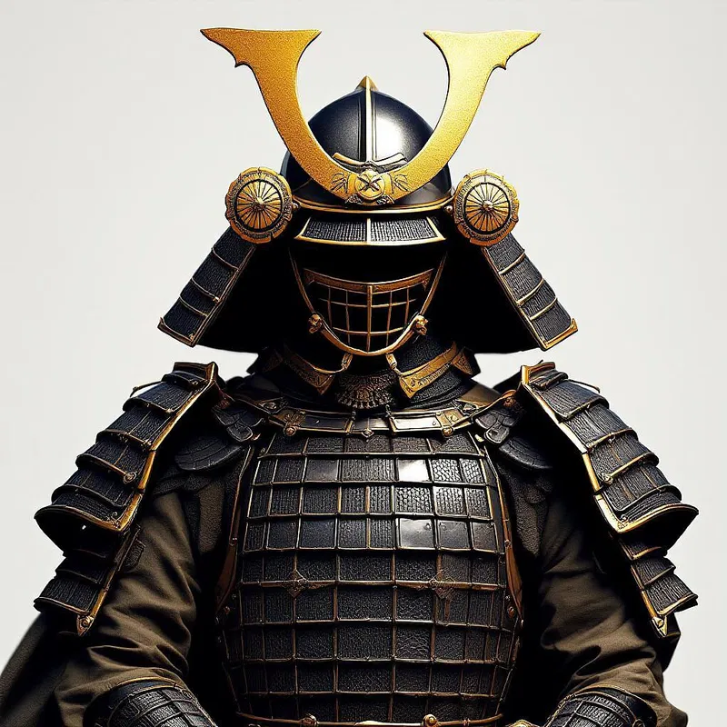 AI-generated image of a classic Samurai armor