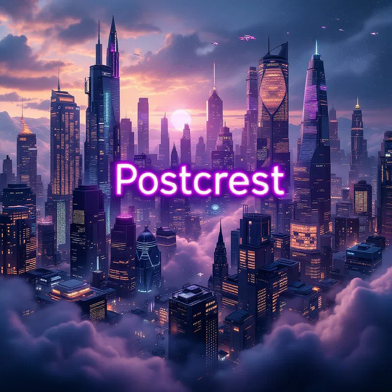 Postcrest AI sci-fi image creation