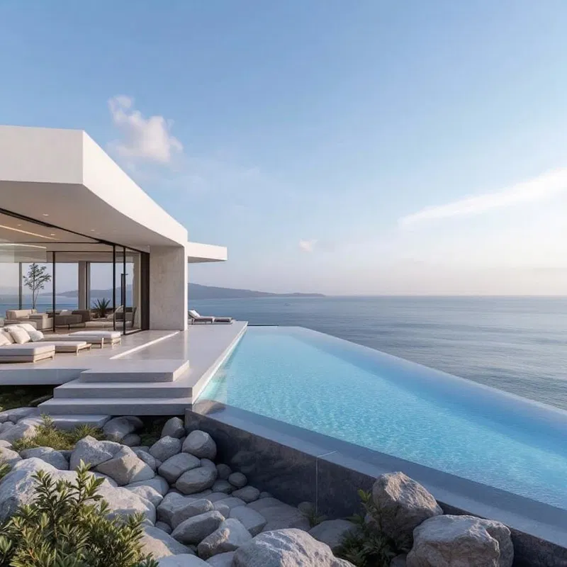 Seaside luxury villa