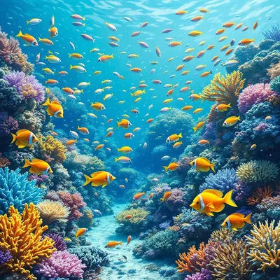 AI-created image of a vibrant coral reef