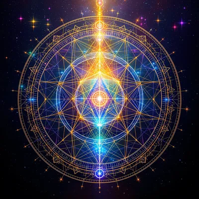 Sacred AI generated spiritual symbolism
