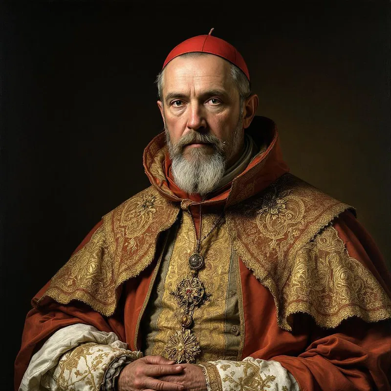 Renaissance portrait of a cardinal