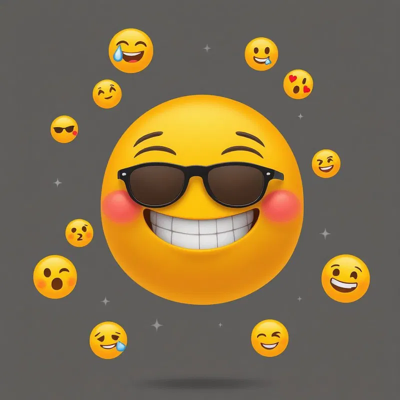 Humorous emoji art crafted by AI