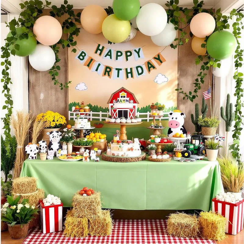 Farm animal birthday theme for kids