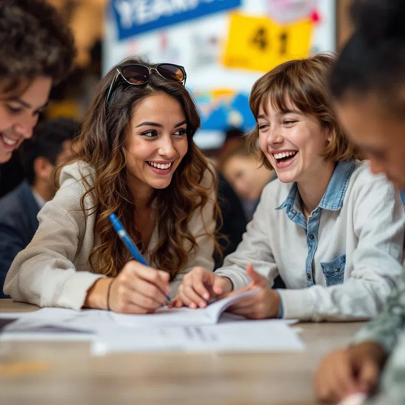 AI-driven yearbook signing event photo