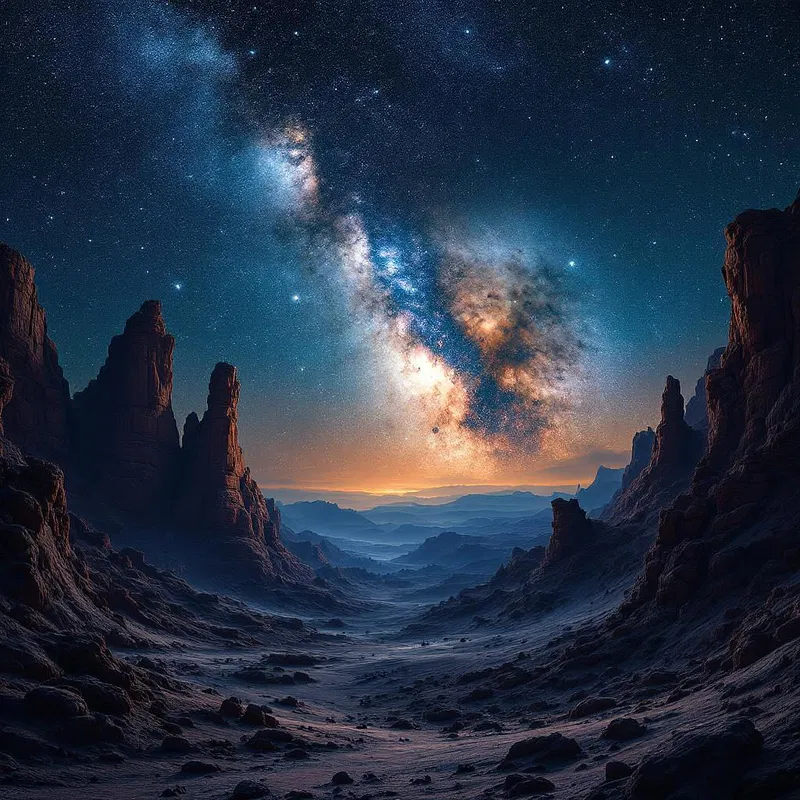 The Milky Way as seen from an alien planet