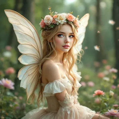 Whimsical fairy cosplay costume