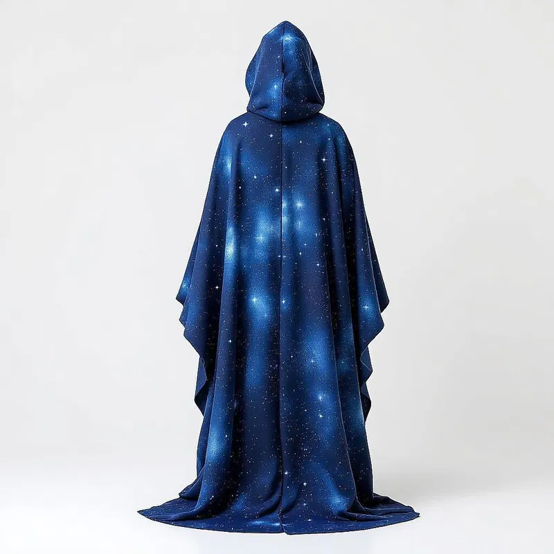 Starry night wizard cloak