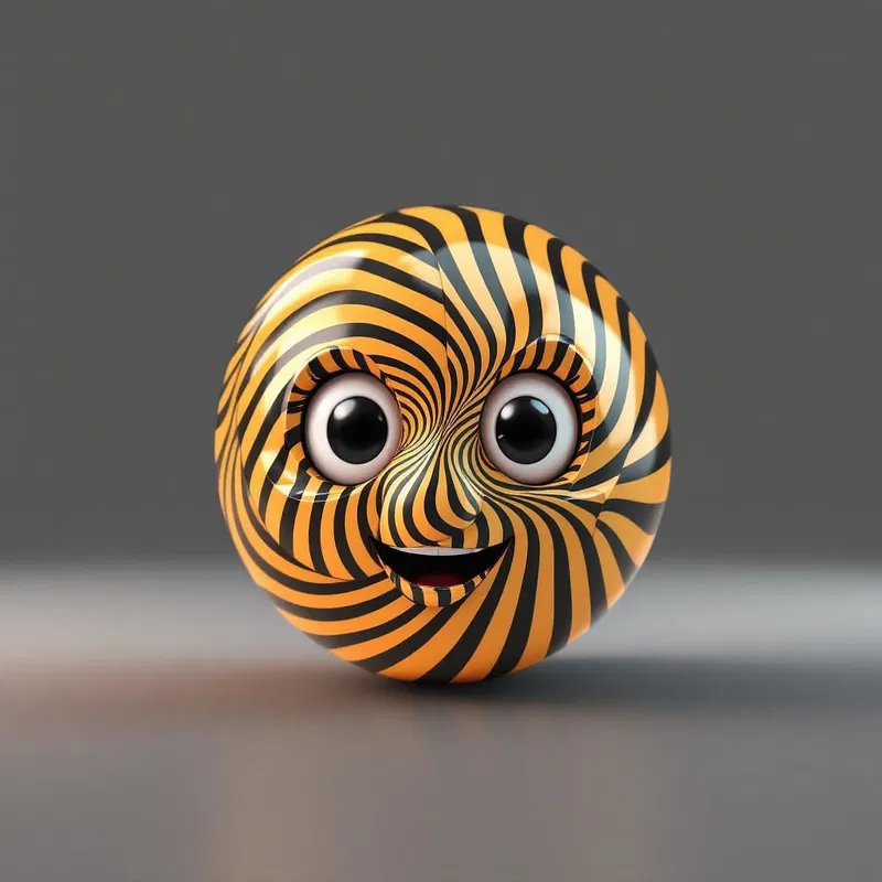 AI optical illusion emoji creation