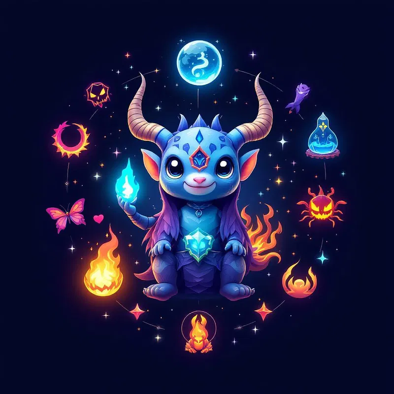 AI fantasy-themed emoji artwork