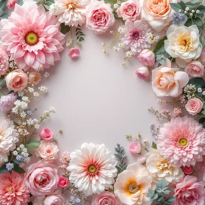 Instagram post with ethereal floral arrangement