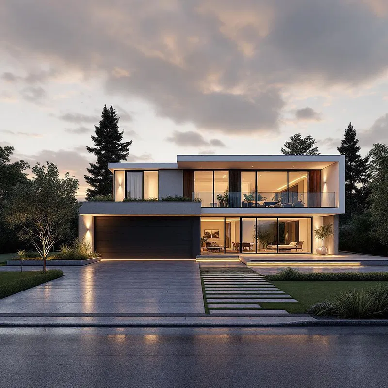 AI-designed luxury contemporary home