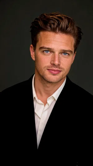 Same man after beard shape-up in barbershop, grooming-based looksmaxxing portrait