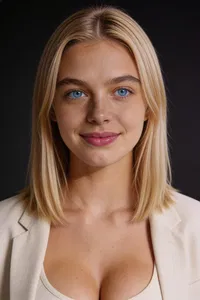 Same person executive studio headshot with dark background