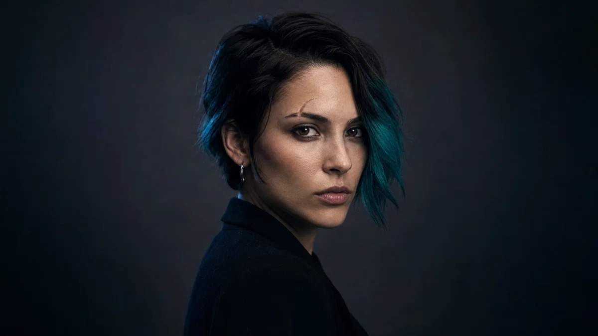 Three-quarter portrait designed for a circular avatar crop with clean studio lighting.