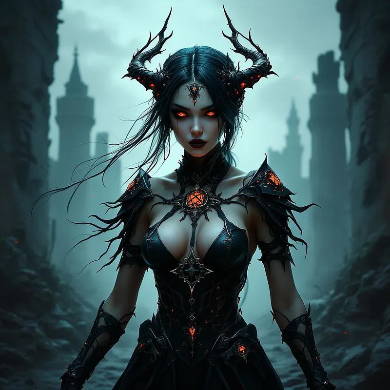 AI avatar with gothic fantasy theme