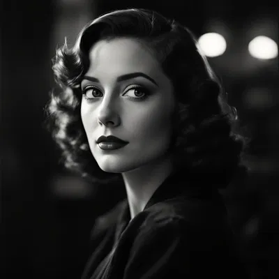 AI vintage-inspired portrait of a 1930s woman