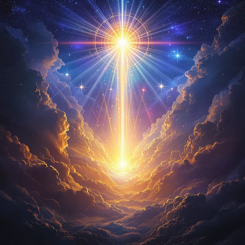 Celestial Spiritual Scene