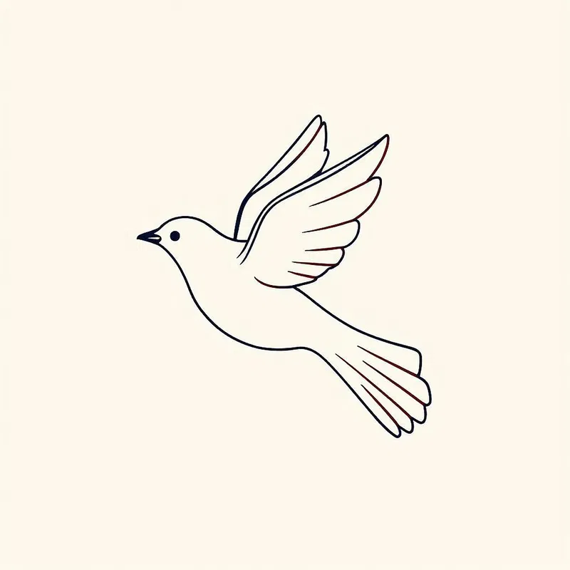 Minimalist bird flight