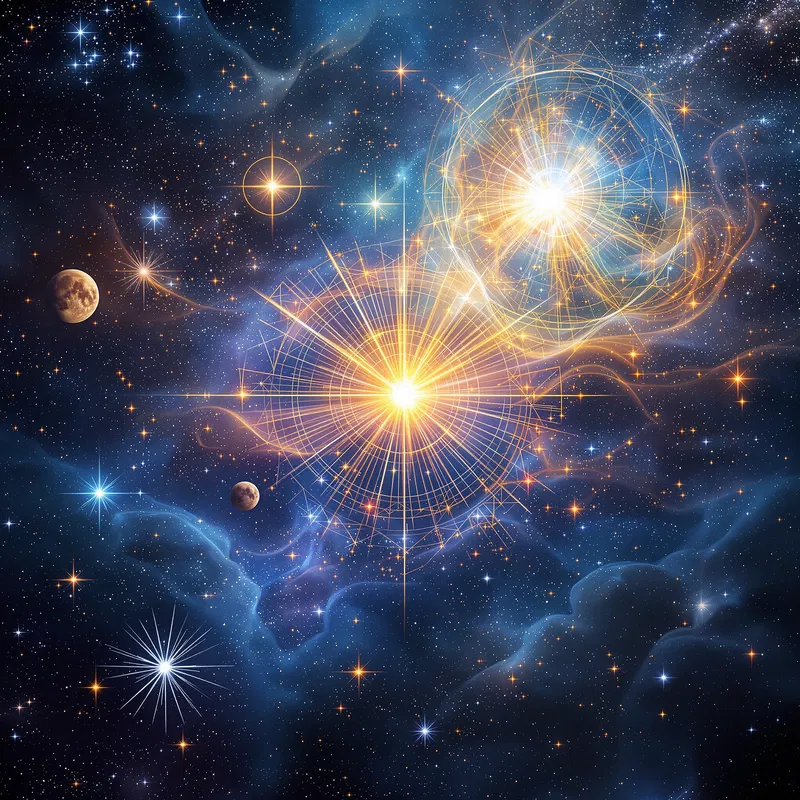 Celestial Spiritual Art Composition