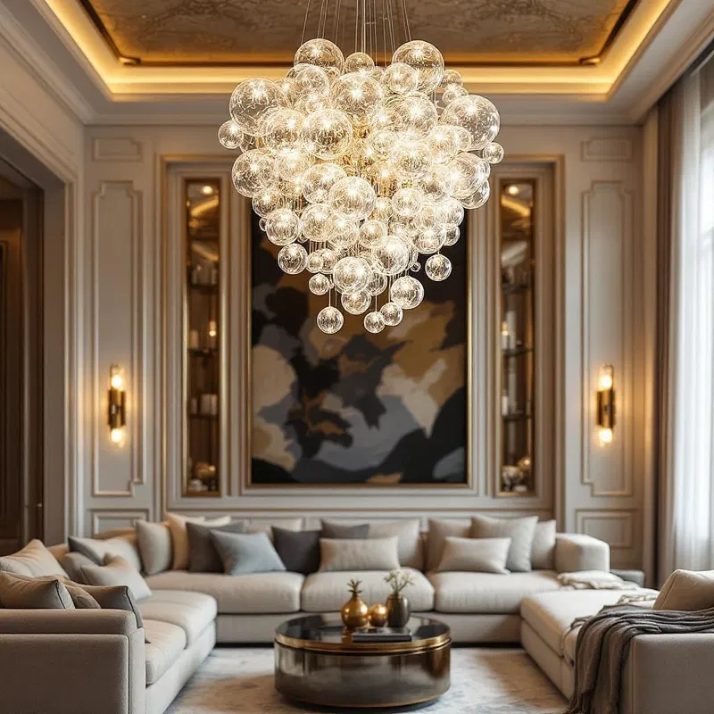 Elegant bubble chandelier