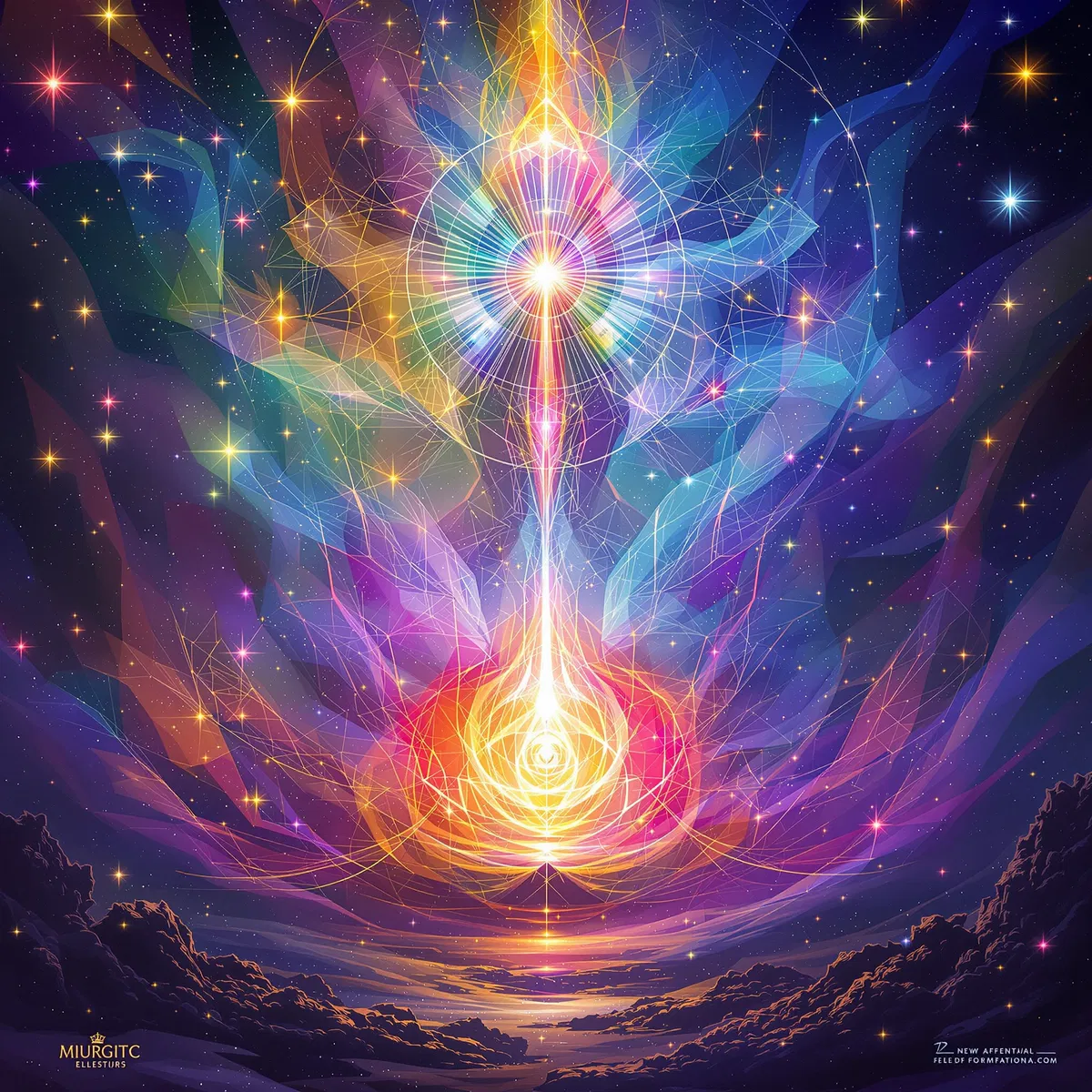 Digital Spiritual Art Expression