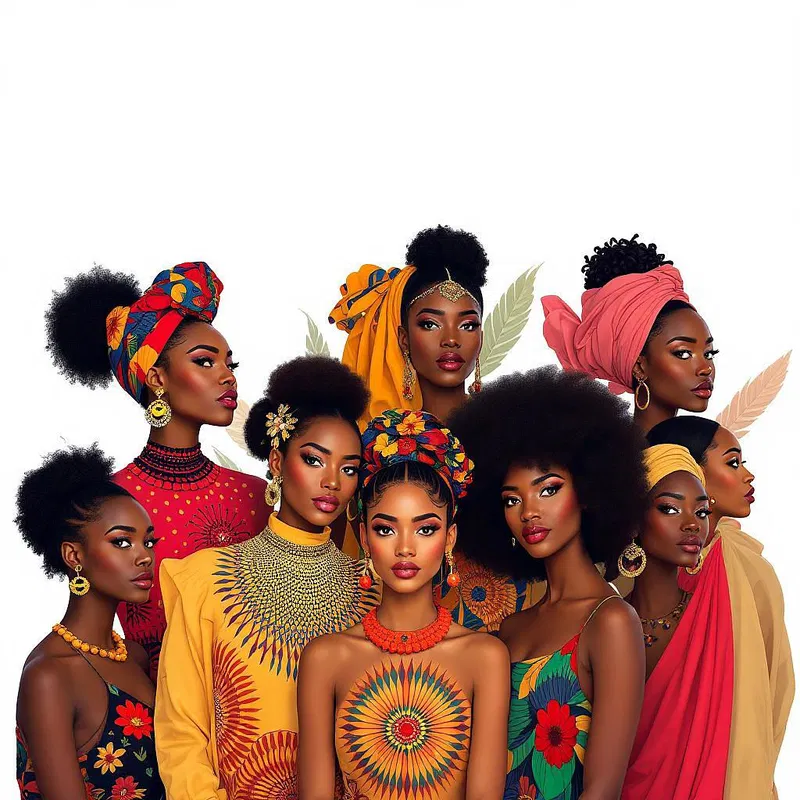 Diverse portrayal of African women