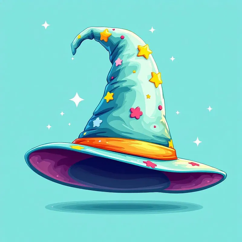 Fantasy children's wizard hat