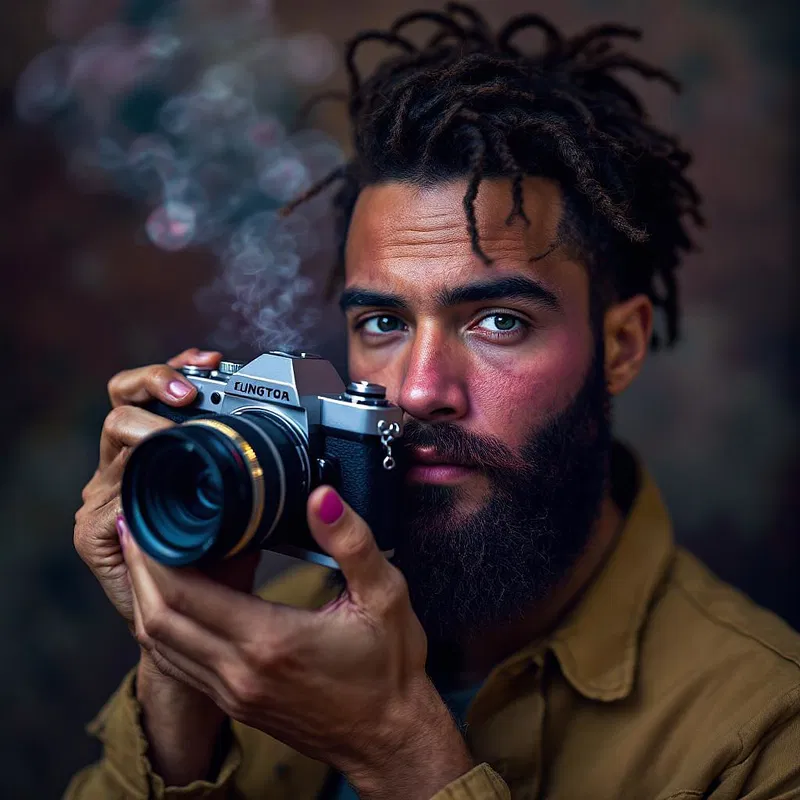 AI Photographer's Creative Portrait